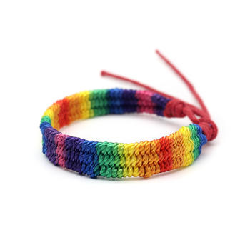 Una pulsera arcoíris